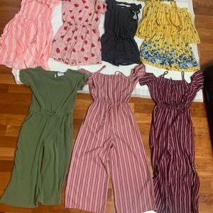 Girls cute Romper bundle.